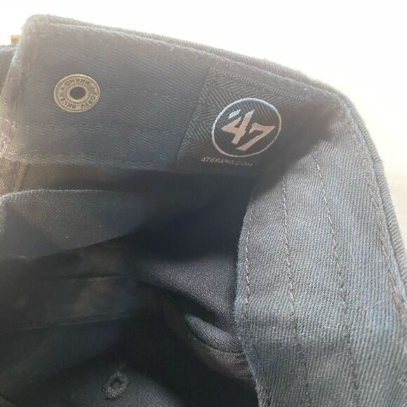 NWT ‘47 Los Angeles LA Wildcats XFL Football Black Adjustable Baseball Cap - Picture 6 of 6